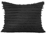 bedding Black Throw Pillow Covers for Couch Sofa Bed, Cotton Linen Decorative Pillows Cushion V1370-AZ4-04834