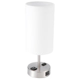 Desk Lamp Shade with USB Charging Ports for Study Bedroom Living Room Bedside Lighting V1294-YM0901-3119200145611