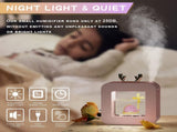 400ml Cool Mist Humidifier for Bedroom, Night Light Essential Oil Diffuser V1263-JX-3766