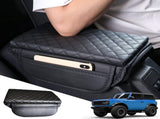 Center Console Armrest Cover for Ford Bronco Accessories 2021 2022 2023 2024 2025 2026 2/4-Door with V1258-DP02-WO-303