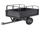 Garden Utility Trailer, 17 Cu. Ft & 272 kg Capacity, ATV UTV Hauling Trailer, Tow Behind Steel Dump V952-HYTCHSTPK17CFT3NV001V0