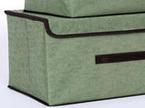 4 Pcs Non Woven Storage Box Case Dustproof Collapsible Two Large and Two Small for Household Home V1294-YM0512-3117220250911