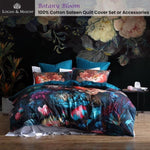 Logan and Mason 250TC Botany Bloom Cotton Sateen Quilt Cover Set Super King V442-LED-QUILTCS-BOTANY-BLOOM-SK