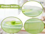 Multipurpose Salad Spinner Vegetable Washer Berry Basket Dryer V1263-JX-5409