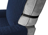 Waterproof Recliner Cover,Reversible Sofa Cover with Elastic Adjustable Strap & 6 Side Storage Bag, V1366-AZ2-W-26654