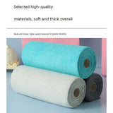 3 Pack Green Microfiber Cleaning Cloth Roll - 25x25cm Thickened Absorbent Wipes - Lint Free Reusable V888-ELOSUNG56253-3