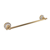 Towel Bar European Style Single Rod Hanging Bath Towel Holder Copper Towel Rack for Bathroom Toilets V1294-YM0706-3112230063912