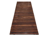Gardeon 8FT Wooden Garden Pathway Roll-Out Straight Walkway Outdoor Backyard Charcoal Brown GD-PW-8FT-CC