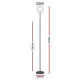 Artiss LED Floor Lamp Remote Adjustable Light Stand Home Living Room Reading LAMP-FLOOR-LED-150-BK