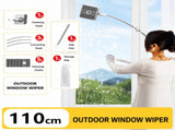 Lightweight Interior & Exterior Window Cleaner with 110cm Extendable Aluminium Pole & 5 Cleaning Pad V888-ELOSUNG55116-3