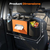4-in-1 Car Backseat Organizer Cup Holder, 2026 Upgraded Multifunctional Car Back Seat Organizer V1258-DP02-F-839