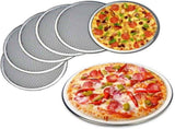 Mini Pizza Screen 6 Pack Aluminum Seamless Baking Pan with Holes for Crispy Oven Crust, Commercial V1189-LC-RY-00035