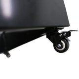 Black Metal Planter Medium Wheels V637-DP10187880