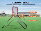 Baseball And Rebounder Net, 3 x 4.5 ft PitchBack Baseball Pitching Nest, 3-Way Baseball, V952-BQHDWDYXWGDJV7BWFV0