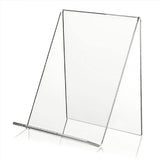 15 Pcs Acrylic Book Stand,Clear Stand, Clear Holder for Displaying Pictures,Watch Display Stand V1369-AZ3-W-12923