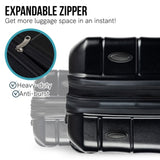 Olympus Artemis 28in Hard Shell Suitcase ABSPC - Jet Black LUG-03Q-28-BK