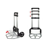 150KG Portable Cart Folding Dolly Push Truck Hand Collapsible Luggage Trolley V63-835541