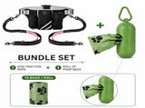 Hands Free Dog Leash Running Belt with Adjustable Bungee Lead, Multi Pocket Outdoor Waist Bag V888-ELOSUNG57068-4