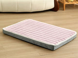2-Piece Purple-pink Sponge large pet bed - plush dog mat, detachable, washable, anti-slip V888-ELOSUNG34307