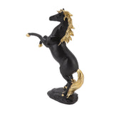 Horse Sculpture Ornament Decorative Auspicious Wealth Craft Resin Standing Horse Statue for Cabinet V1294-YM0626-3115220151811