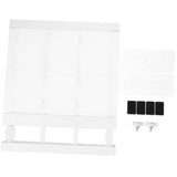 Expandable White Closet Shelf Divider for Closet Organization V1369-AZ3-W-24879