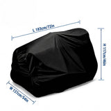Riding Lawn Mower Cover Heavy Duty Waterproof Outdoor Protection for Garden and Small V1341-ZY-MQV9ZA39-D