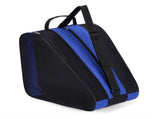 Blue 3-Compartment Roller Skate Bag Breathable Mesh Ice Skate Carrier with Adjustable Shoulder Strap V888-ELOSUNG43030