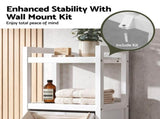 Artiss Bathroom Storage Cabinet Tilt Out Laundry Hamper Tall Organiser White FUR-S-BATH-LV100-BAG-WH