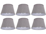 6PCS Simple Lamp Shades Modern Cloth Art Lampshade for E14 Screw Chandelier Wall Lamp V1294-YM0901-3119210046111