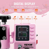 VEVOR Heat Press Machine 12x10in Heat Transfer Machine for T-Shirts Press Pink V952-YTSTHJBJF121030U8V3