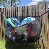 145x145CM Heavy Duty Pool Toy Storage Net Bag Adjustable Organizer V178-67044