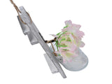 Wall Jar Decor Retro Style Glass Bottle Lamp Silk Flower Decoration for Home Door V1294-YM0523-3115220012911