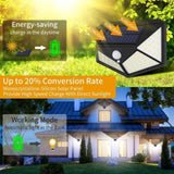 100 Waterproof LED Motion Sensor Solar Security Lights Outdoor V178-14681