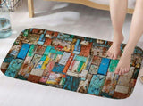 Polyester Non slip Door Mat Foot Pad Bathroom Living Room Bedside Table V1294-YM0901-JY20220-04