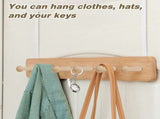 40pcs Wooden Shaker Peg Wood -on Shaker Pegs Unfinished Wood Shaker Racks for Hanging Clothes Hats V1366-AZ2-W-15716