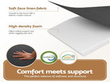 Giselle Bedding Foldable Mattress Folding Foam Mattresses Portable Mat Double FOAM-MFM-RAFA-GY-D