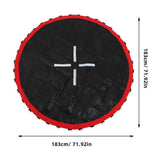 Durable Black Trampoline Jumping Pad Replacement for Indoor Outdoor Use V1192-AZ-W-31579