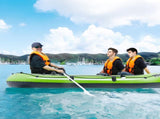 Inflatable Boat, 5-Person Inflatable Fishing Boat, PVC Portable Boat Raft Kayak, 1158 mm Aluminum V952-YCK5RK0000001E0ROV0