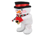 Electric Music Christmas Toy Doll 8 Songs Continuous Play Dancing Singing Glowing Swinging Plush Toy V1294-YM0718-3115220091913