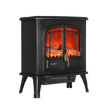 Devanti Electric Fireplace Fire Heaters 2000W EFL-D-11B-1800-BK