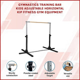 Gymnastics Training Bar Kids Adjustable Horizontal Kip Fitness Gym Equipment V63-826741