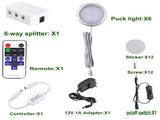 Dimmable LED Under Cabinet Lighting, Counter Showcase Kitchen Lighting Fixtures with 12V Plug in V1171-CC-BDPBCD006