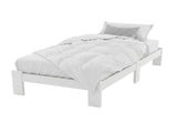 Artiss Bed Frame King Single Size Wooden White JADE WBED-F-BASE-JADE-KS
