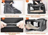 Foldable Dog Carrier Large Pet Travel Bag Portable and Breathable Car Travel Transport Kennel V985-DOGCARRIER
