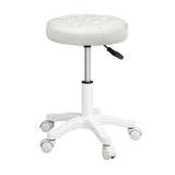 Levede 4x Rolling Bar Stool Swivel Salon SPA Chair Beige BR1065-BGX4