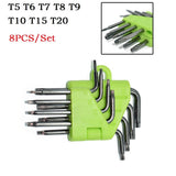8Pcs Hex Torx Wrench Set L Type Screwdriver With Holes Hex Key T5 T7 T8 T9 T10 T15 T20 Hand Tools V1189-LWWAL-20260327-04210