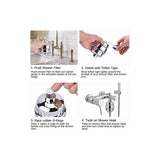 Shower, Anti-limescale Shower-s chloramine, fluoride and heavy metals, Shower V1189-LC-LY-00079