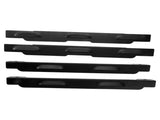 4pcs Barbecue Wind Screen Professional Portable Stainless Steel Grill Wind Guard for Camping Picnic V1294-YM0703-3111230086211