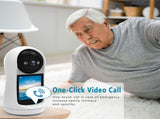 Home Security Camera with Screen, Two Way Video Call Monitoring Device, Smart Motion Detection V1369-AZ3-W-21597