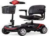 EQUIPMED FreeRoam Mid-Sized Lithium Fast Easy Charge Mobility Scooter, Red V219-HMBMSCEQ3LRA